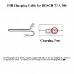 USB Charging Cable Data Cable for BOSCH TPA 300 TPMS Tool